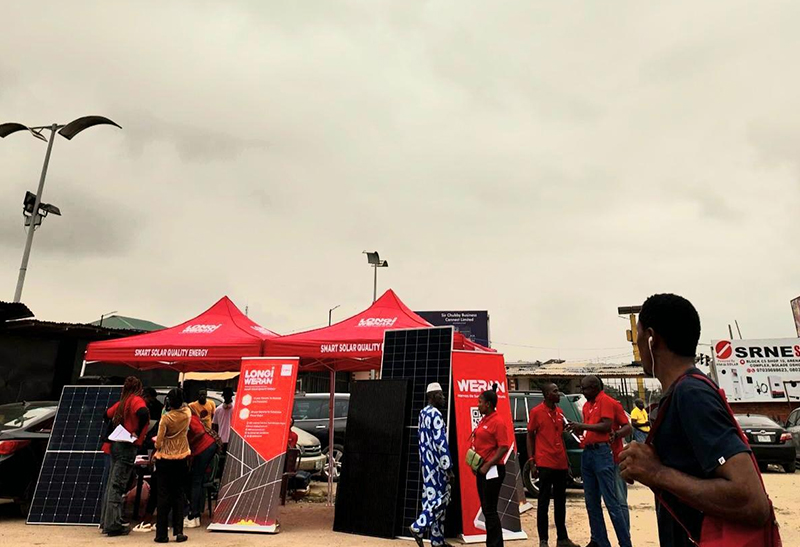 WERAN Solar's baanbrekende arenamarktactivering in Lagos, Nigeria