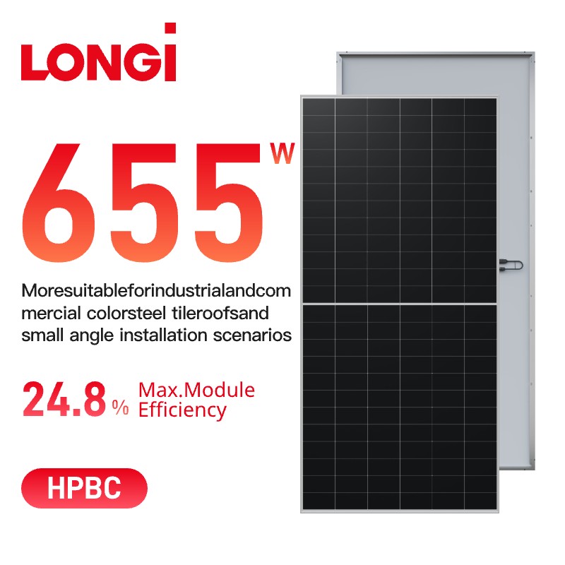 LONGi Himo X10 Monofaciaal 640-670w LR7-72HVHF zonnepaneel