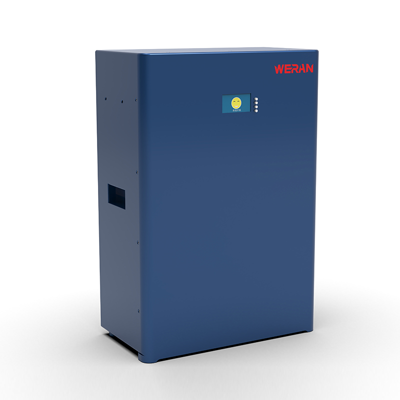 WERAN WRL-48100WB 51,2 V 100 Ah wandgemonteerde LiFePO4-batterij (5,12 kWh) – IP65, 6000 cycli, zonne-opslag buitenshuis