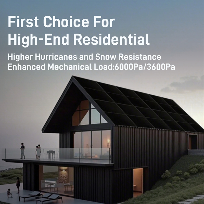 WERAN EcoLife 480-490W dubbel glas BC zonnepaneel LR7-54HJD hoogwaardige residentiële PV-module