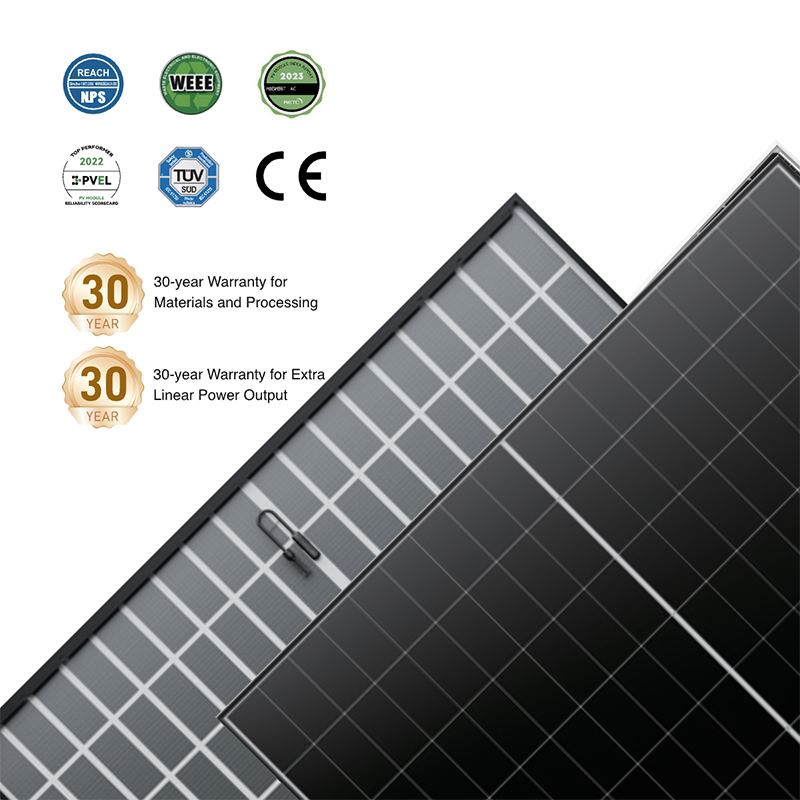 WERAN EcoLife 480-490W dubbel glas BC zonnepaneel LR7-54HJD hoogwaardige residentiële PV-module