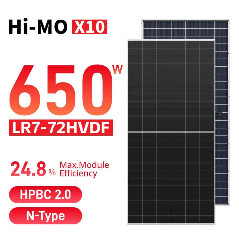 Micro-omvormers versus stringomvormers voor LONGi Hi-MO X10 Guardian Anti-Dust 640-670W bifaciale zonnesystemen met dubbel glas